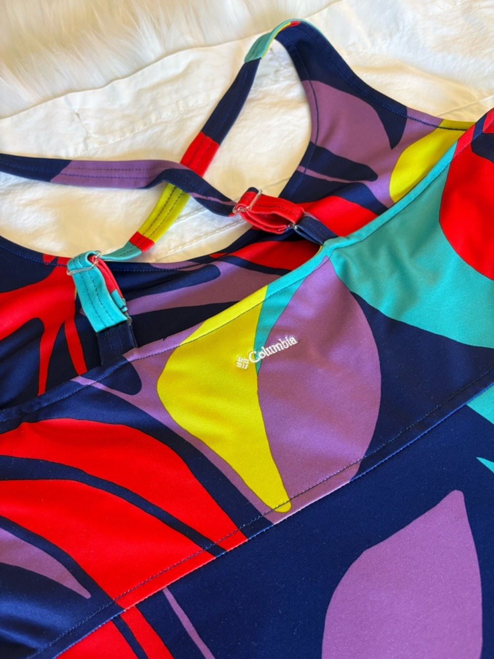 COLUMBIA Multicolor active wear summer dress. Women’s size L - Picture 3 of 7